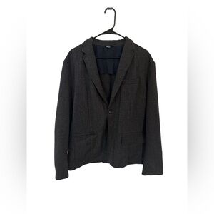 Old Navy Men’s Large Charcoal Blazer - Classic Minimal Sports Coat